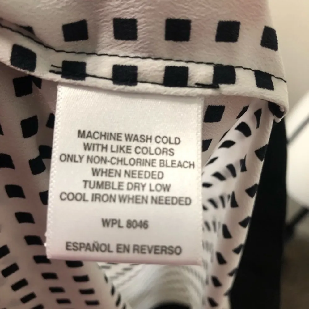 Bar III  Square Print Sleeveless Blouse - Image 9