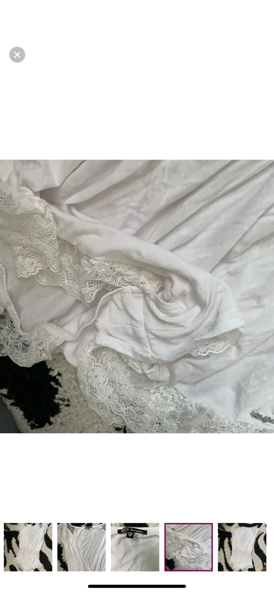 Wildfox Intimates To Have and To Hold Romper White Small - Image 7