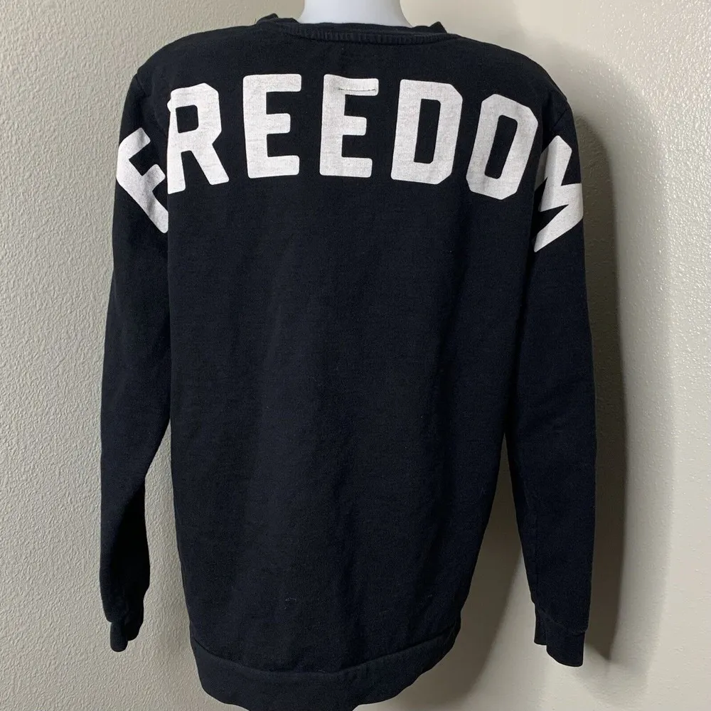 Raise Your Voice End it Movement Pullover Unisex Size Medium M Red X Black - Image 2