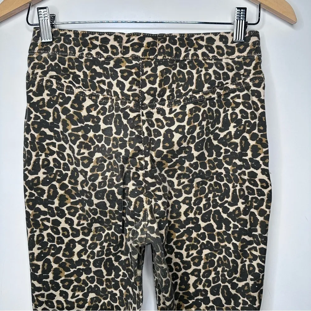 Free People We The Free Leopard Print High-Rise Skinny Jeans Size 27 - Image 9