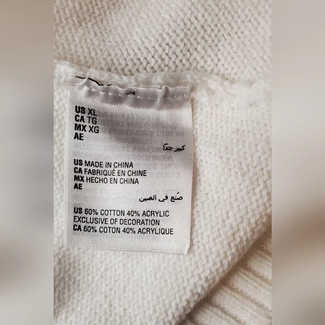 Karen Scott White Snowflake Sweater Size XL - Image 7