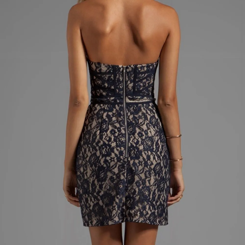 Finders Keepers Navy Lace Somerset Dress NWT New with Tag Size Medium - Image 12