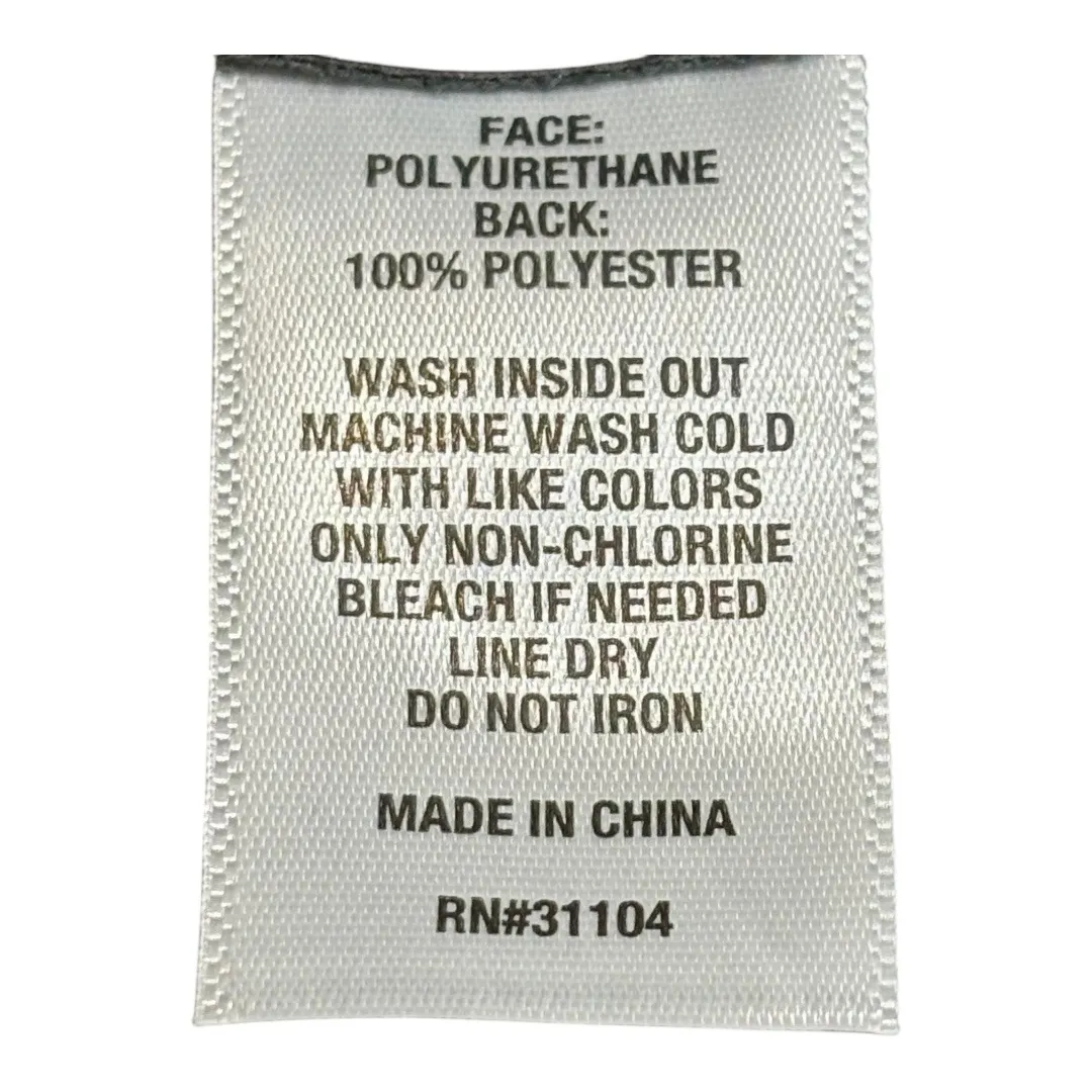 Crown & Ivy Vegan Leather Tiered Mini Dress 3/4 Puff Sleeve Black‎ Size Large - Image 10