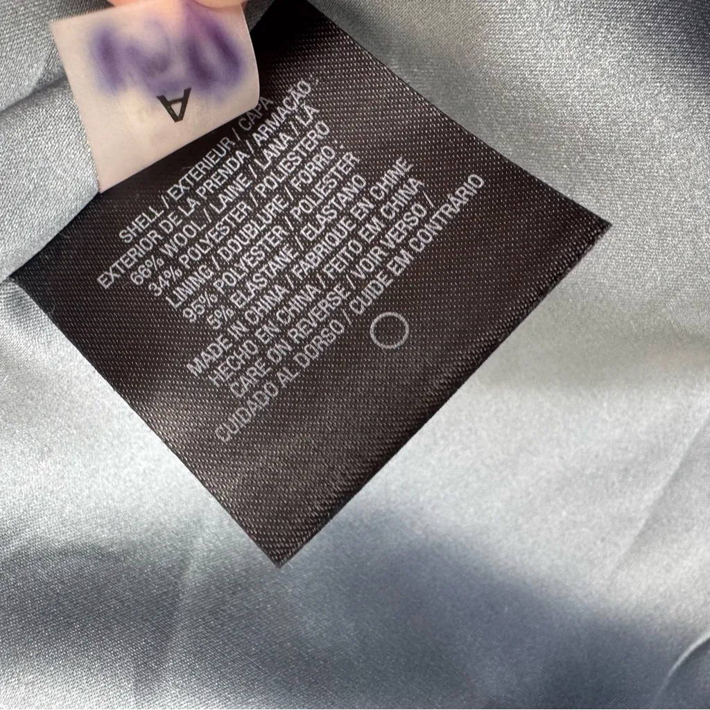 NWT Elie Tahari Bethany Jacket Wool Blend Dark Gray Black Size 4 - Image 10