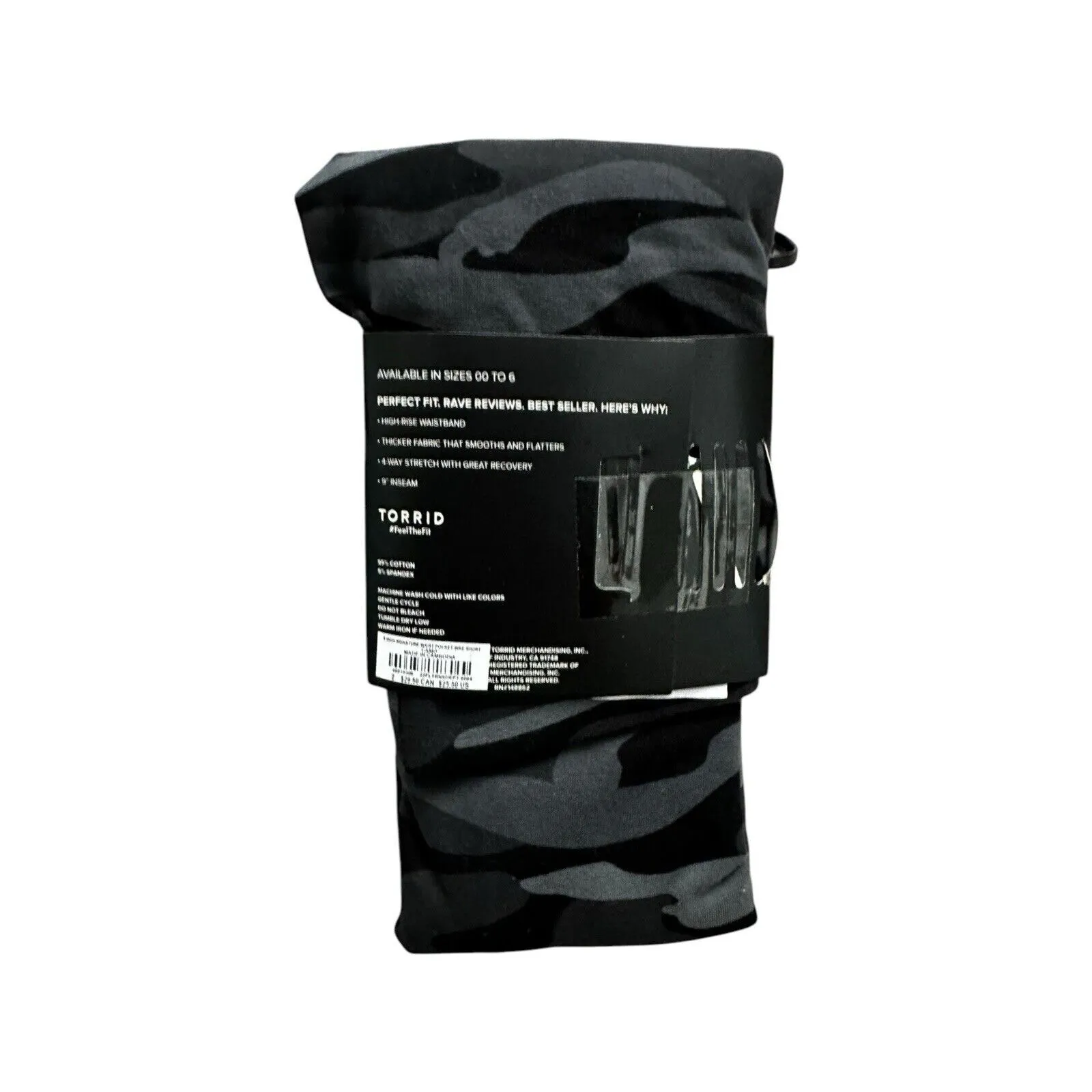 Torrid Plus Size 2 Camo Pocket Bike Shorts - Women's Activewear NWT - Image 4