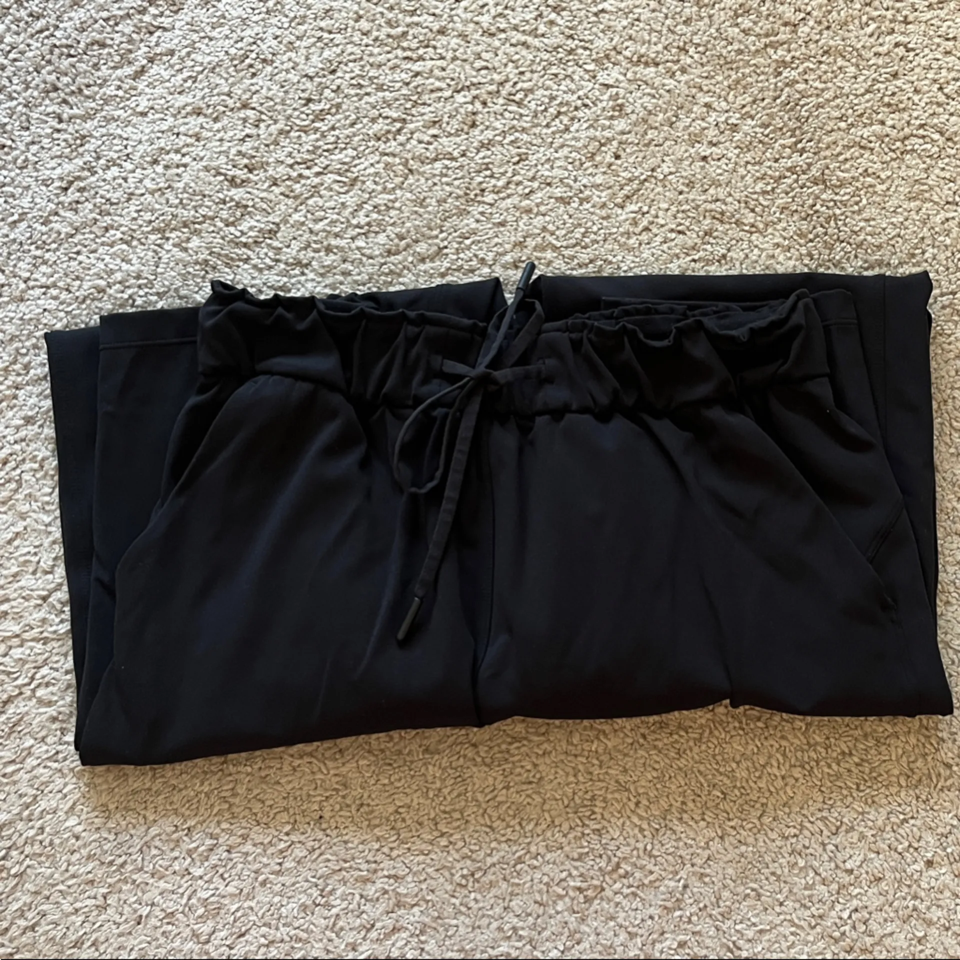 Lululemon Black Drawstring  Pants - Image 4