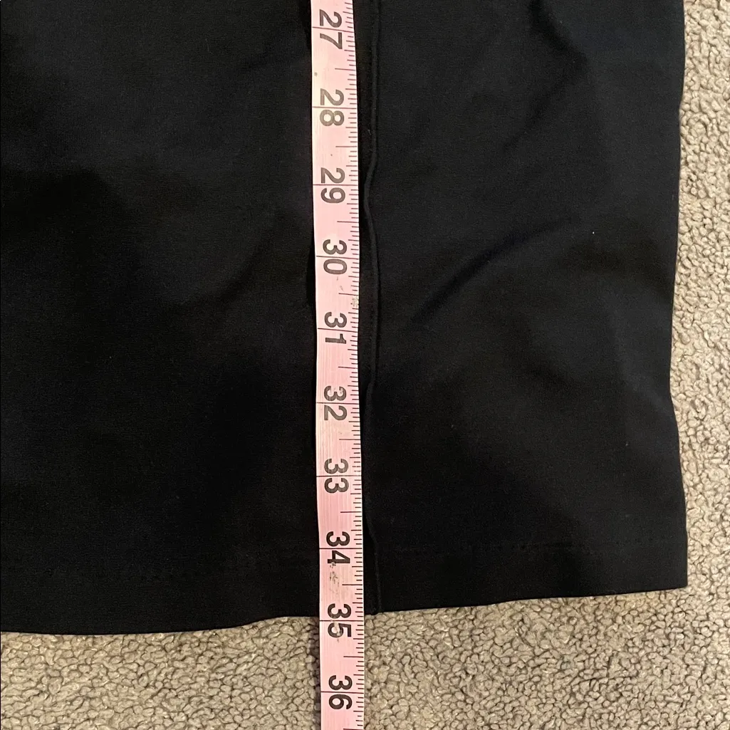 Serra Black Drawstring Wide Leg Cropped Pants Size Small 4-6 - Image 6