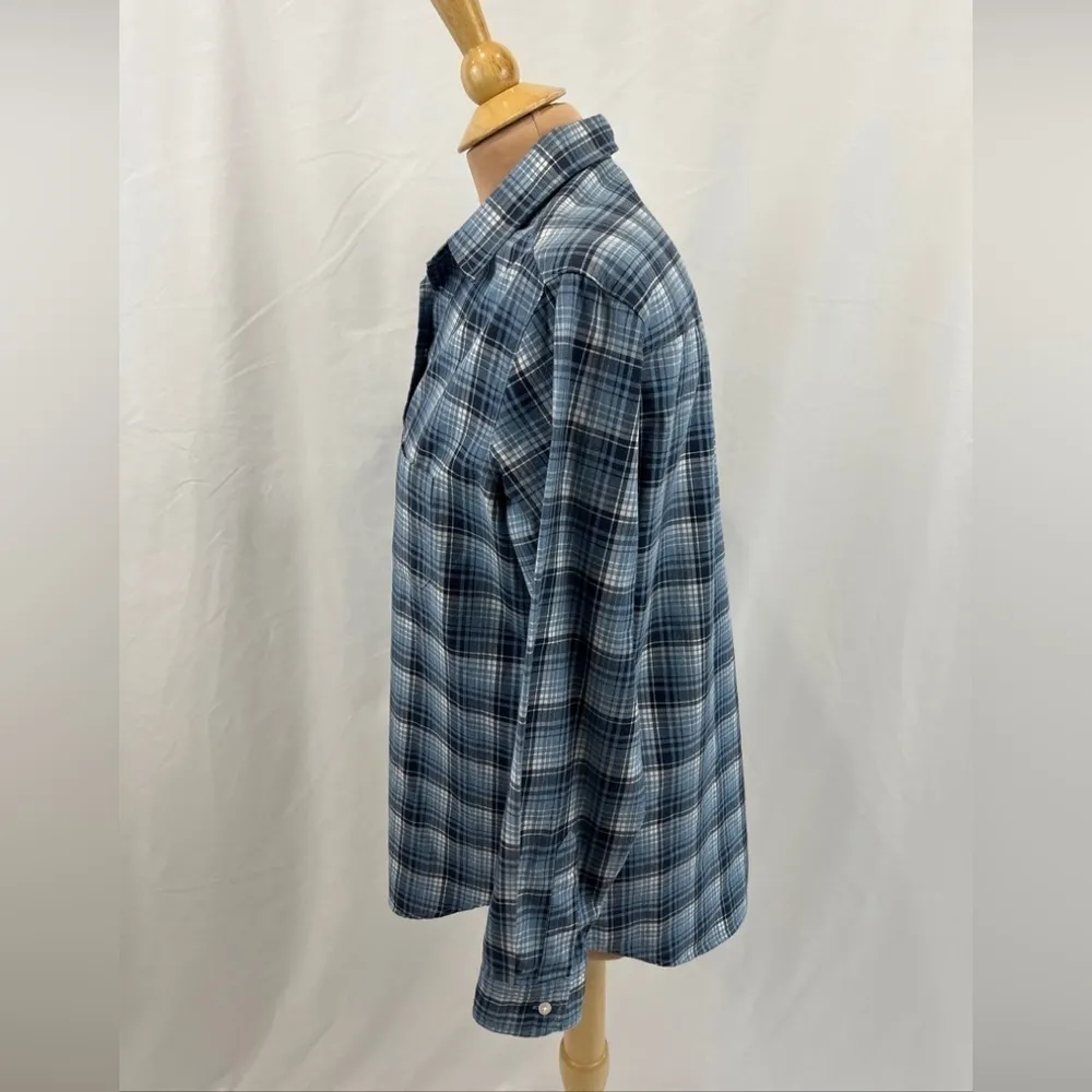 Grayson The Hero Blue Plaid Button Up Shirt Size‎ 3 Size M - Image 4
