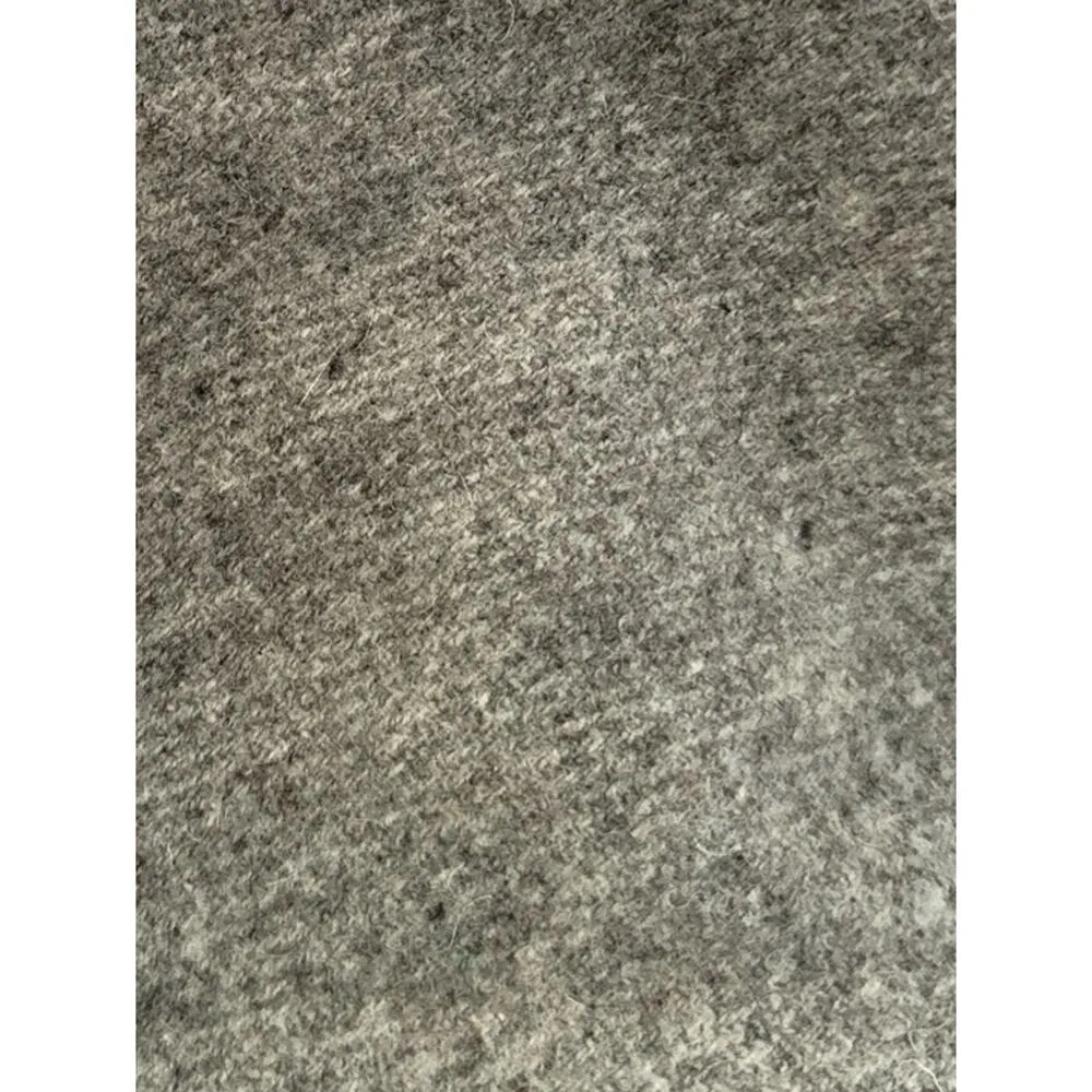 Vintage 1990's Wool Blanket poncho with button closing & fringe medium to large Gray Size undefined - Image 12