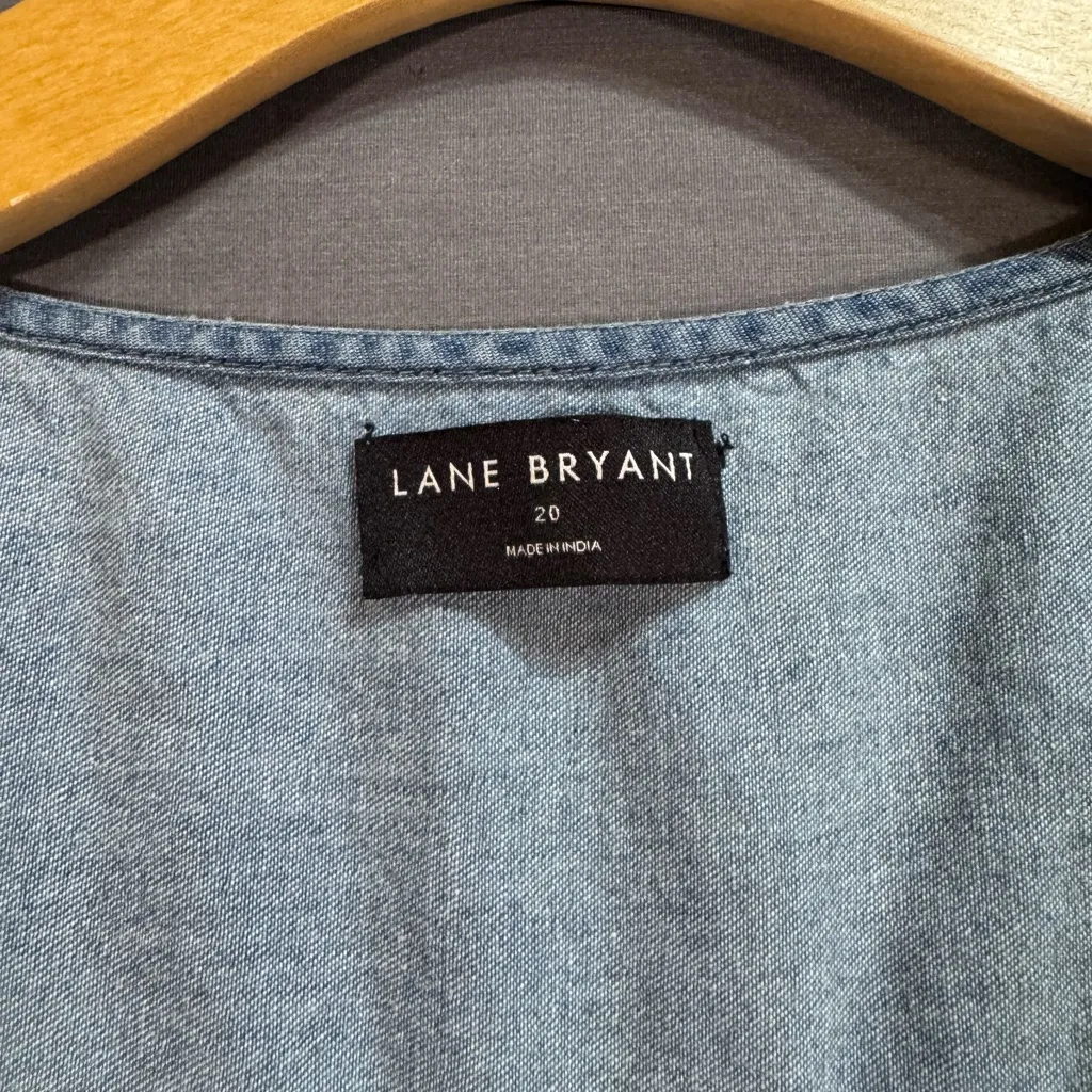 Lane Bryant Blue Denim Romper - Image 2