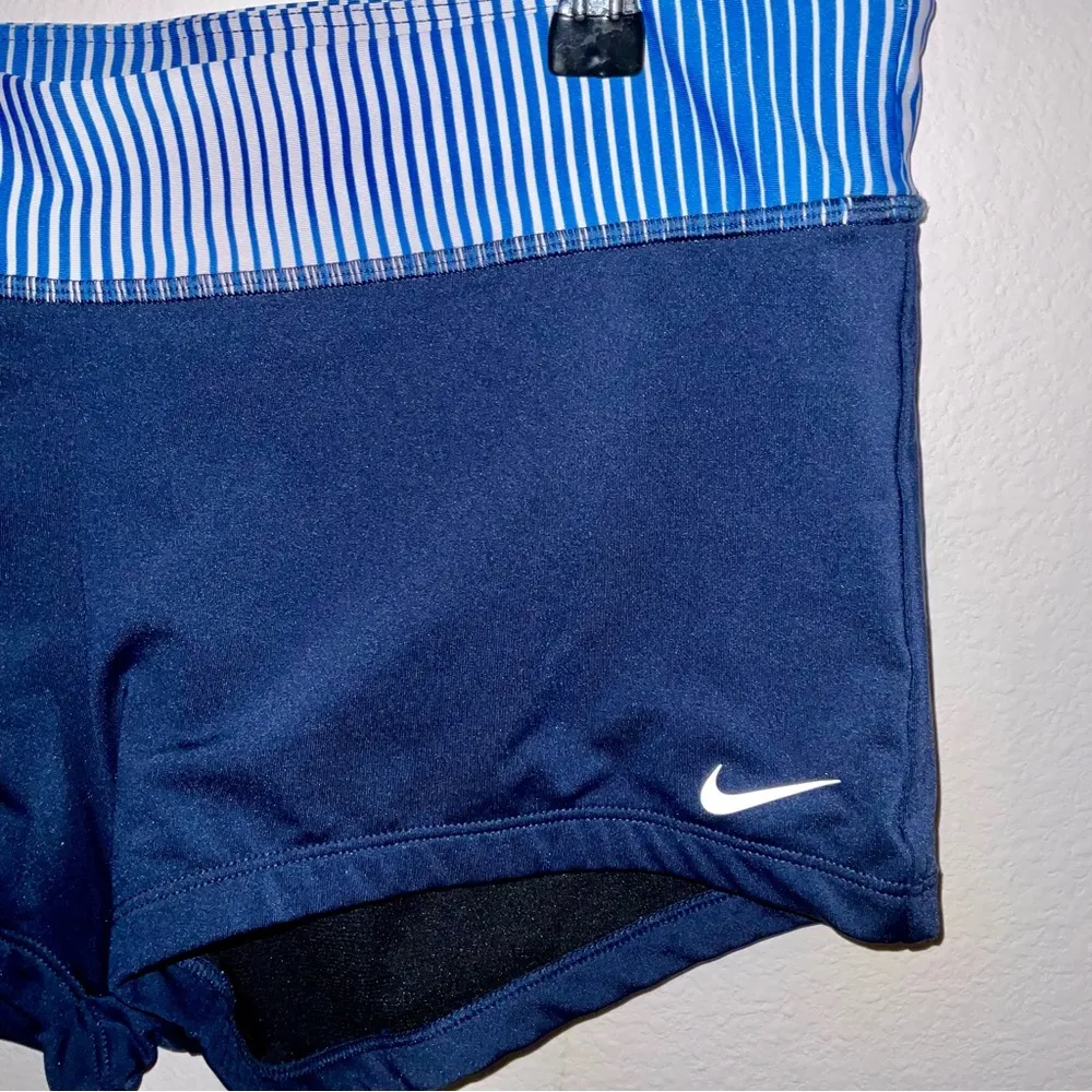 Nike Swim Kickshort Bikini Black/Blue size L - Image 4