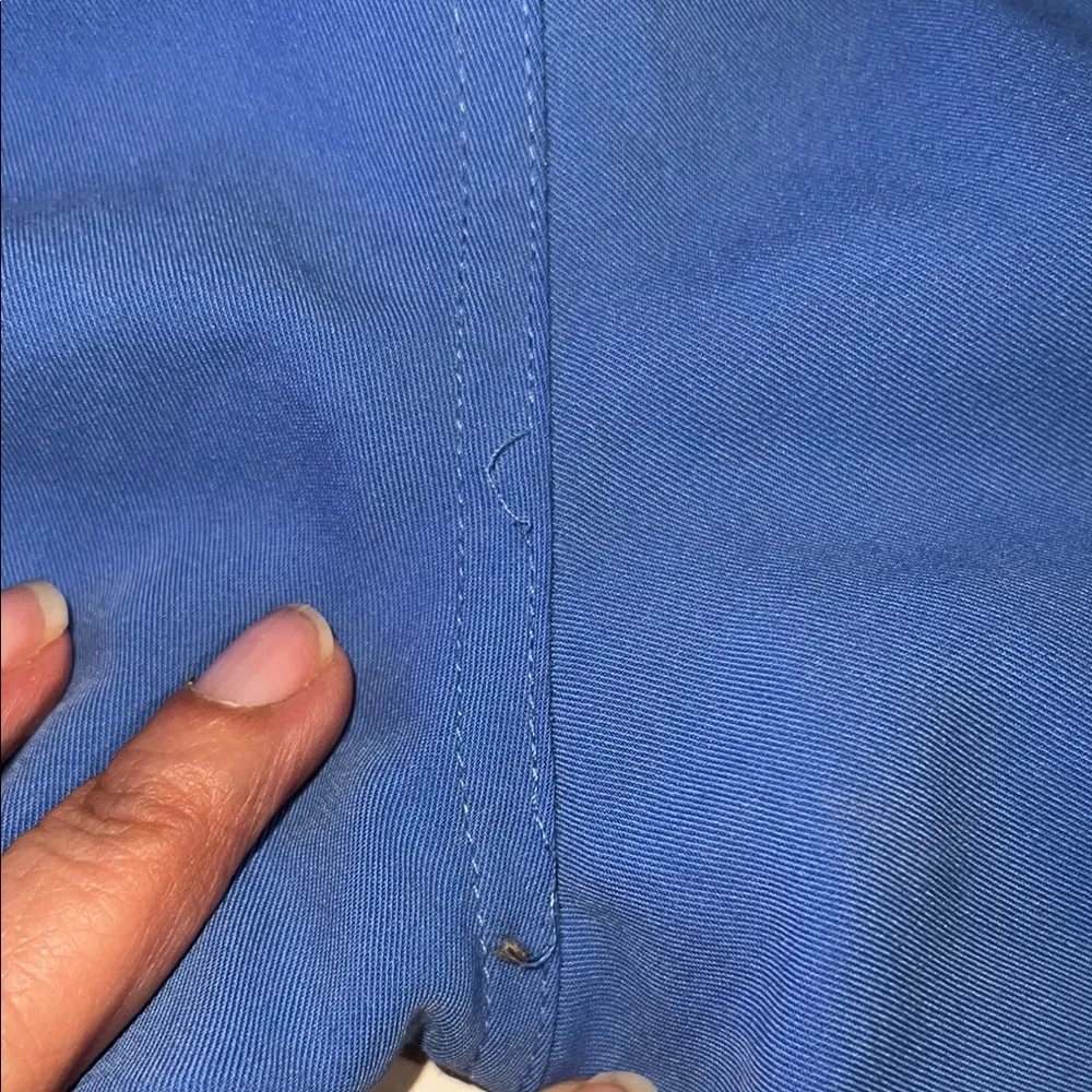 Figs Blue Cargo Pants with Elastic Waistband - Image 10