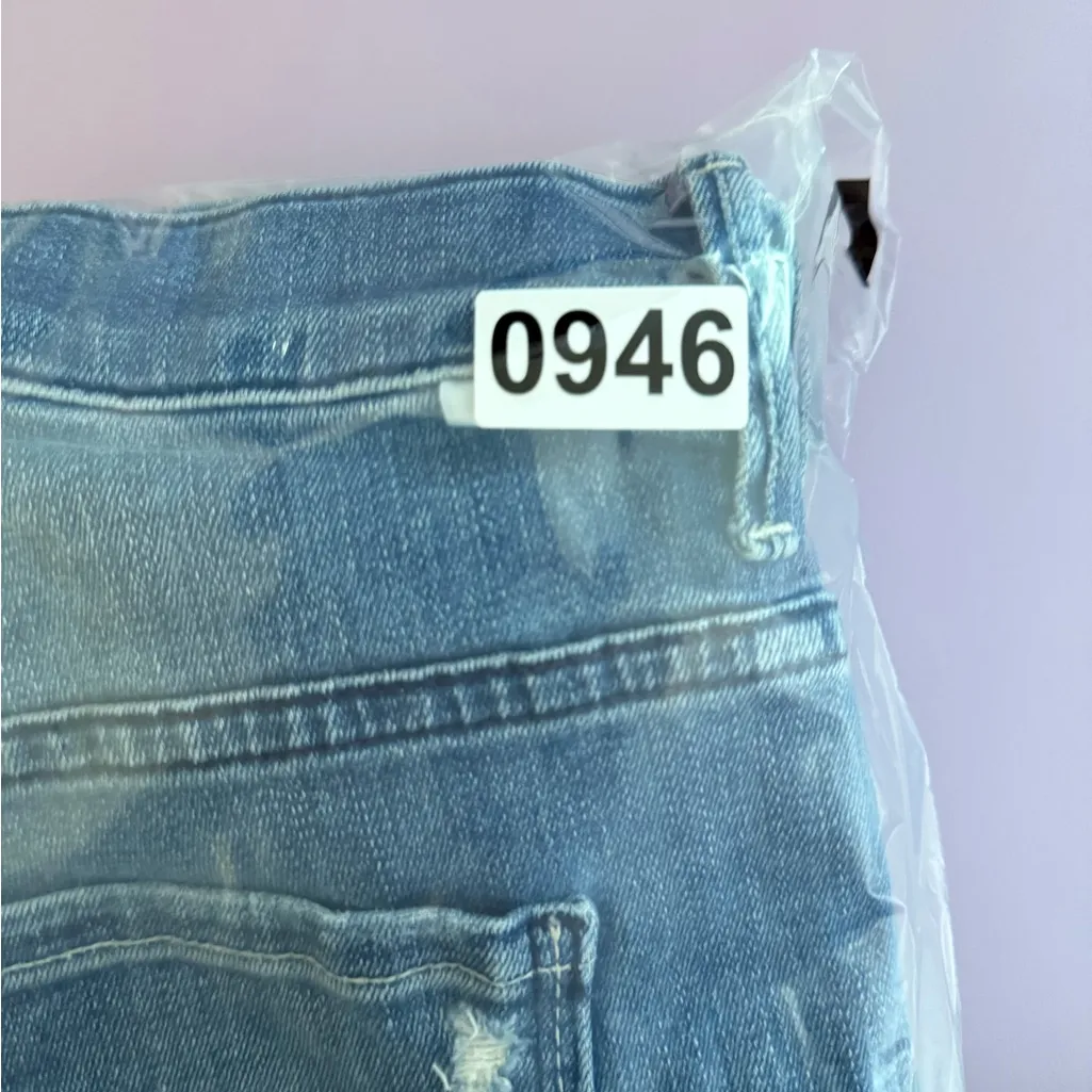 Mother The Stunner Ankle Fray‎ in Graffiti Girl Blue Size 25 - Image 9