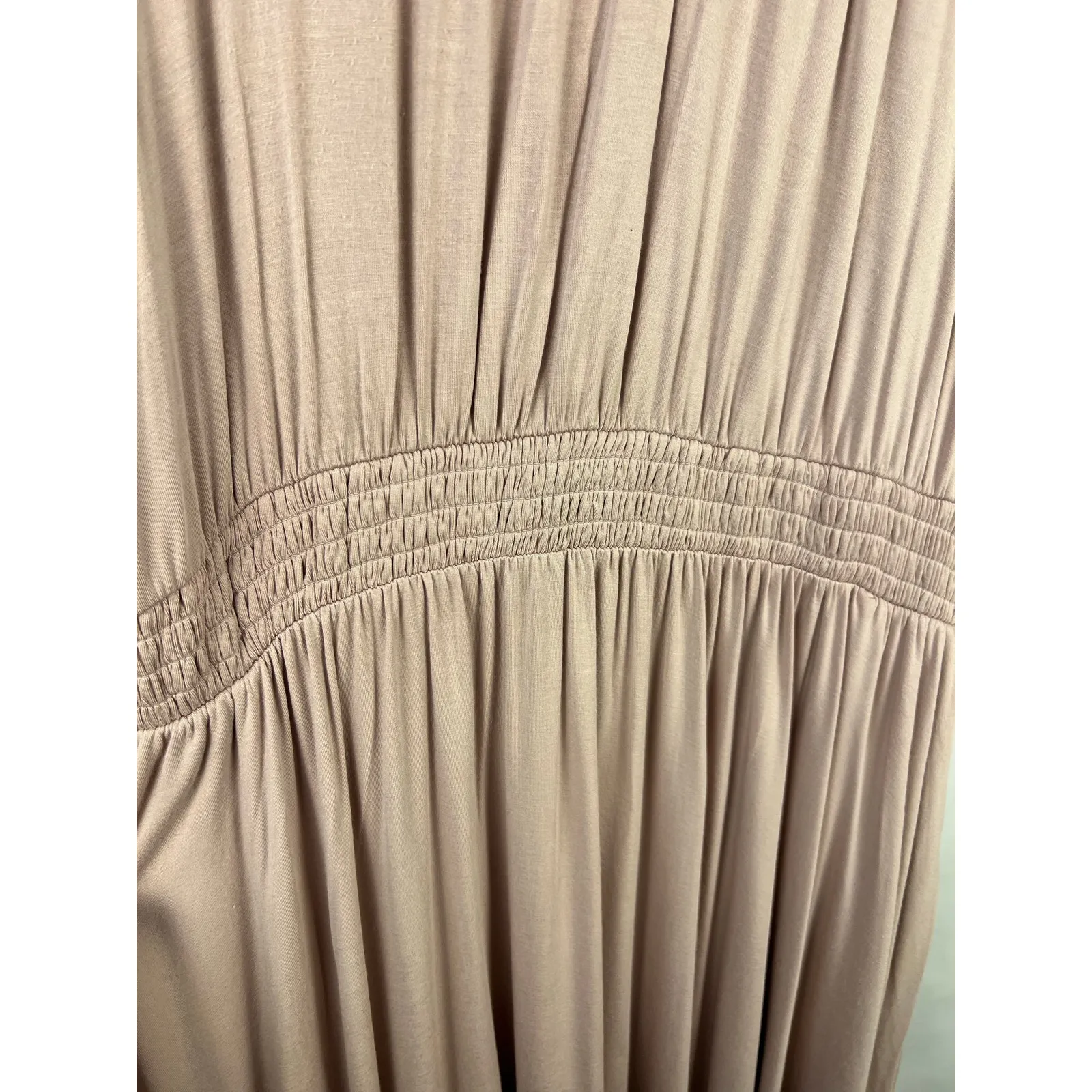 Torrid Babydoll Dress Mauve Super Soft Knit Rayon Spandex Scoop Neck - Image 6