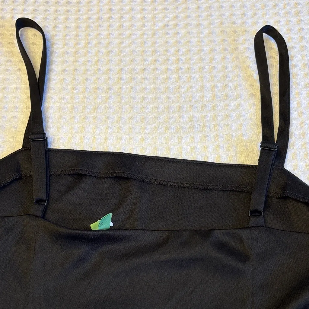 Elegant BLACK Lace Dress 3/4 Sleeve Knee Length Size 8 - Image 14