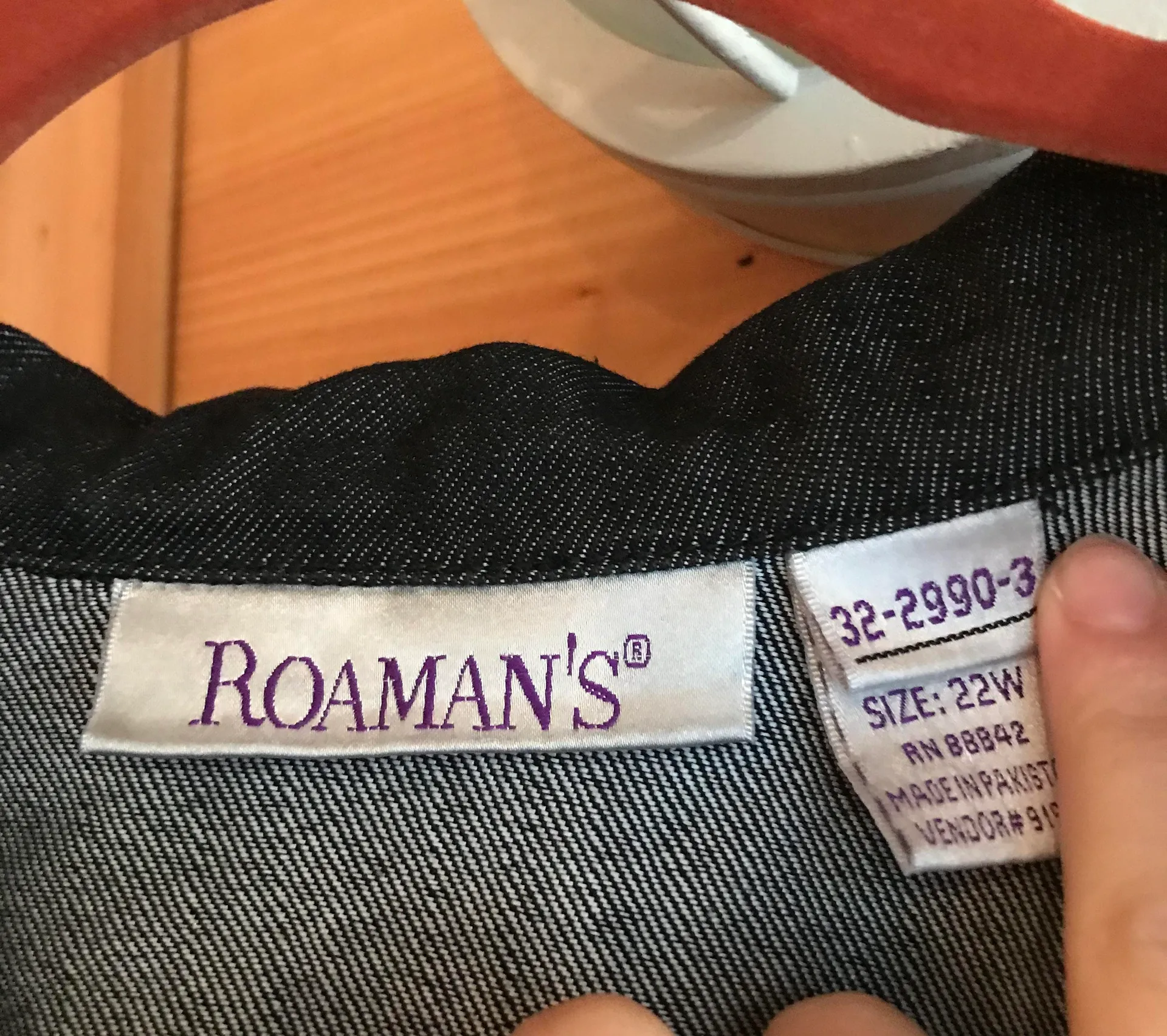 FALL ESSENTIAL DARK WASH BLACK/GREY LONG DENIM JACKET Black Size L - Image 4