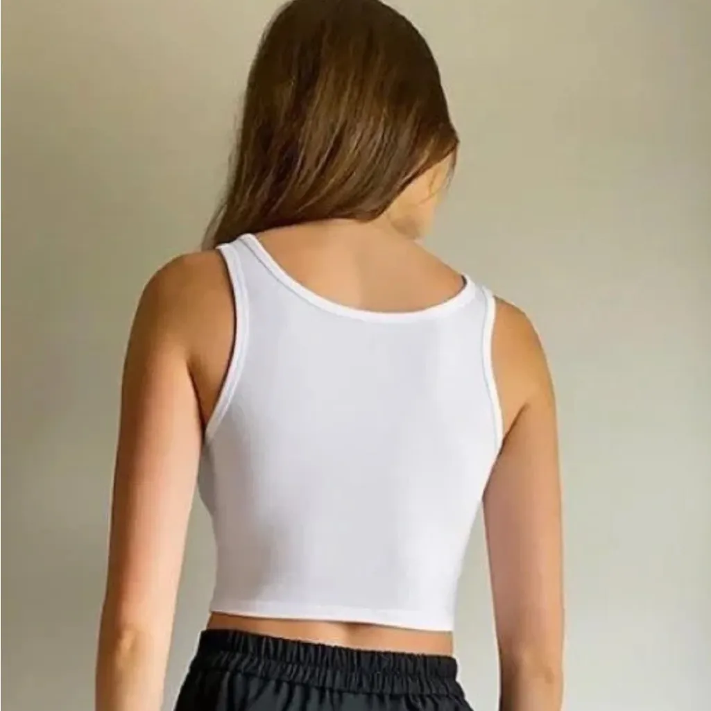 Sunday Best Ribbed Tank Top in Blue Size M - Image 6