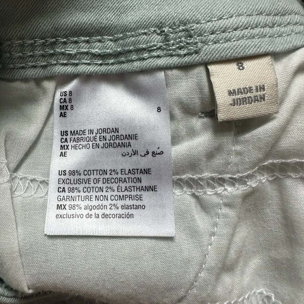 Light Blue Straight Leg Jeans Womens Sz 8 Casual Pants Mid Rise Stretch - Image 8