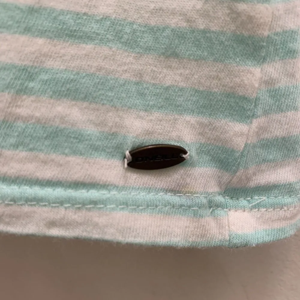 O’Neil Striped  Sun dress Juniors S Small Off White Lace 100% Cotton sundress - Image 3