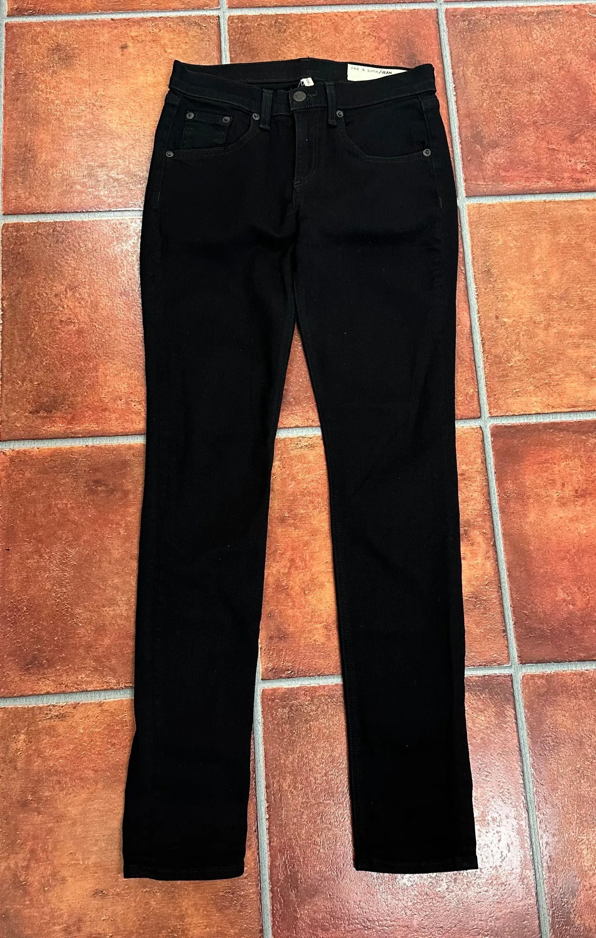 Rag & Bone Stretchy High Rise Skinny Jeans Size 25 - Image 3
