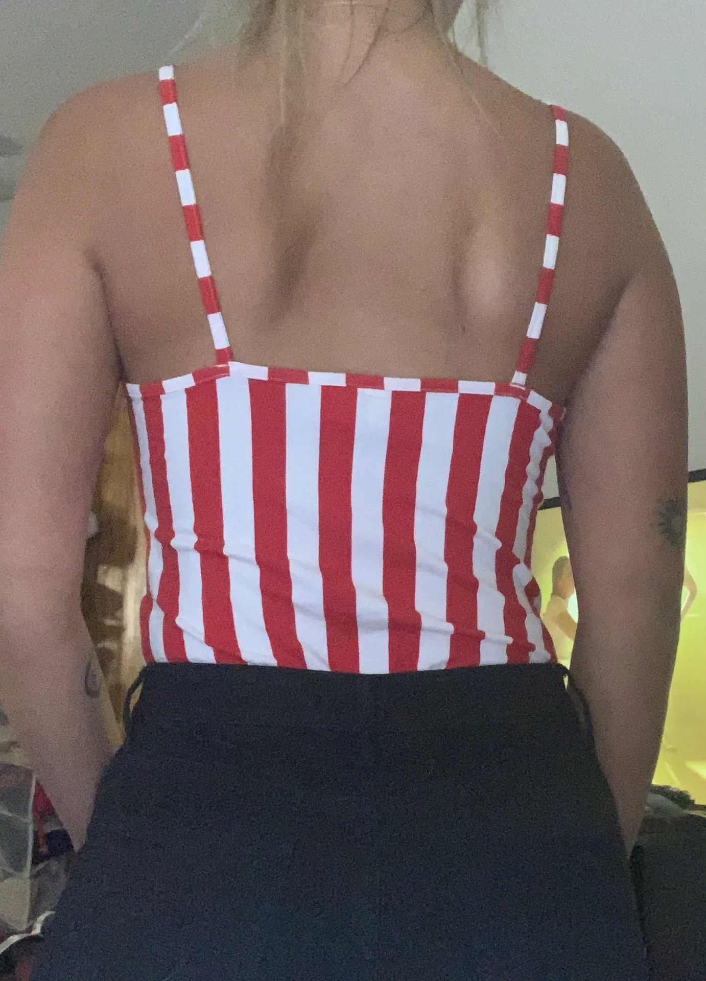 Divided Tank Top Bodysuit - Image 3