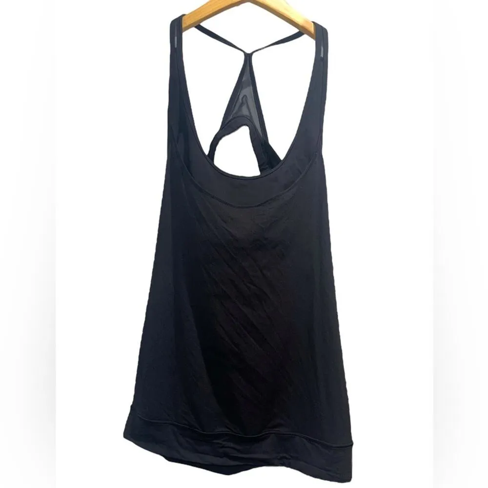 LULULEMON Women's  Minimalist Tank Black with Built In Bra Sz 10 - Image 7