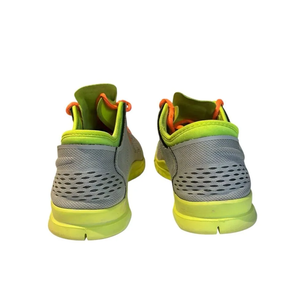 Nike Free 5.0 TR FIT 4 Running Shoes Gray Orange Yellow 629496-003 Womens Sz 10 - Image 4