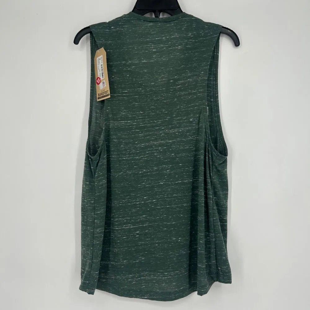 NEW Baylor Womens Tank Top Heather Green Baylor University Sleeveless Size Xl - Image 4