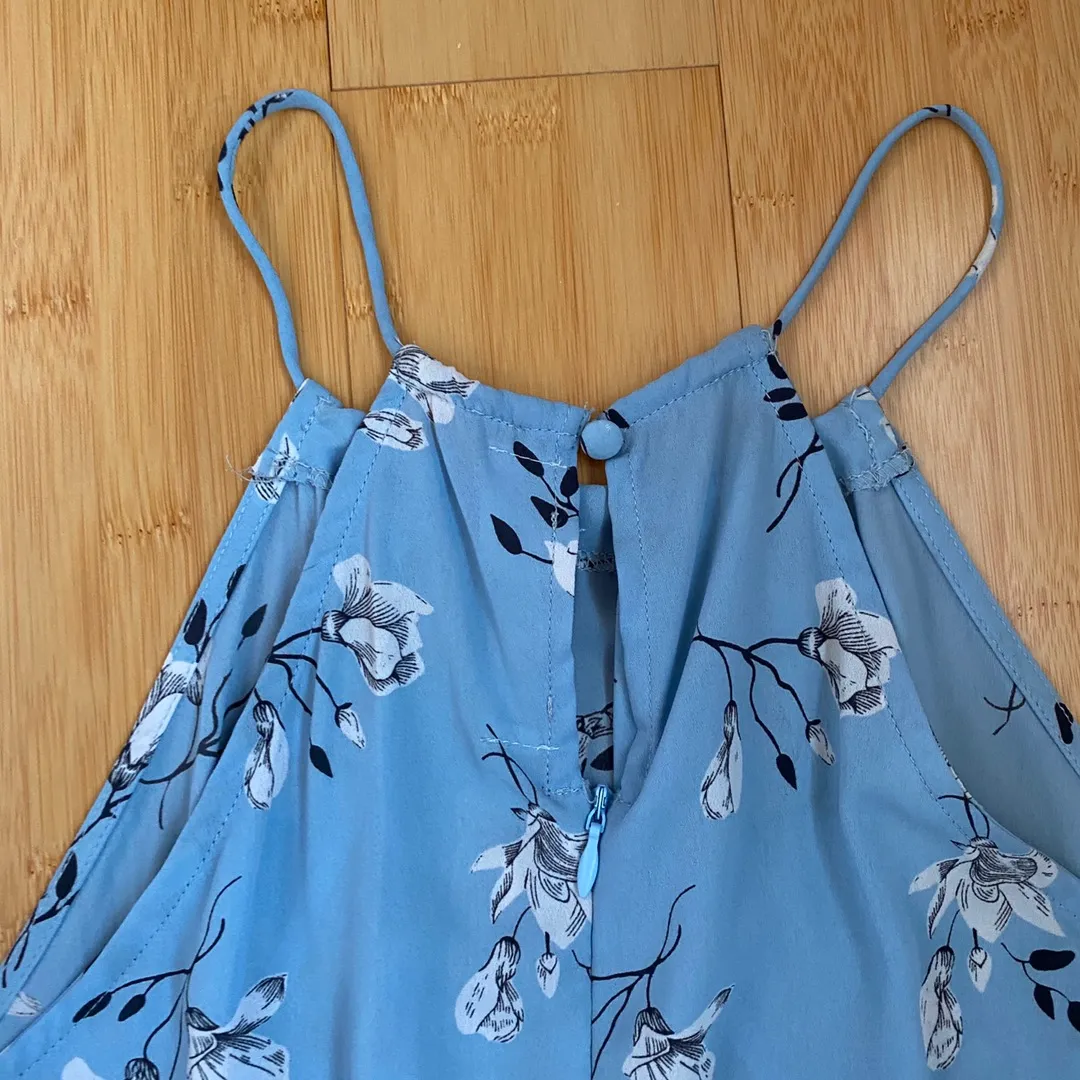 Impeccable Pig Blue Flowery Romper - Image 5