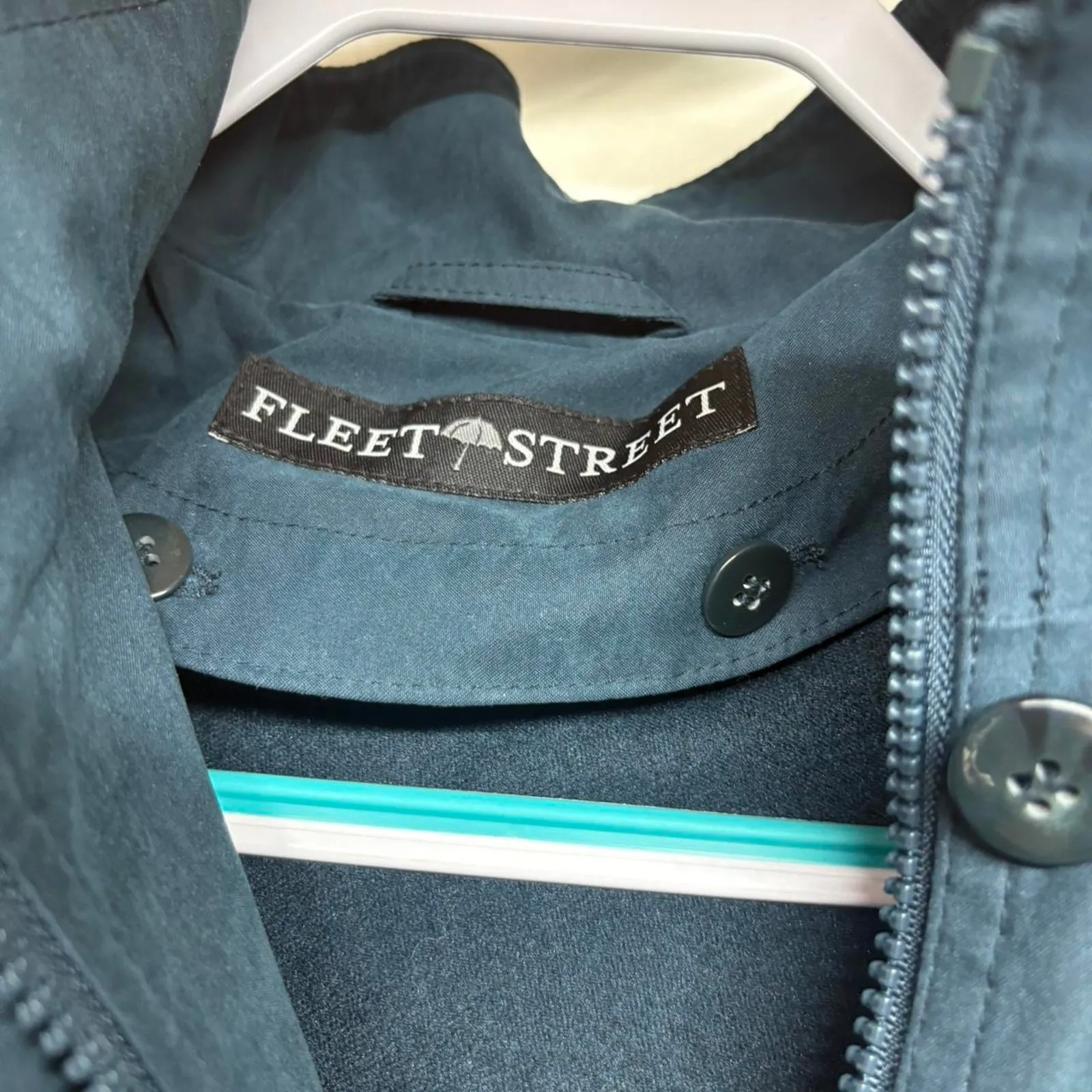 Blue 80s retro trench - Image 4