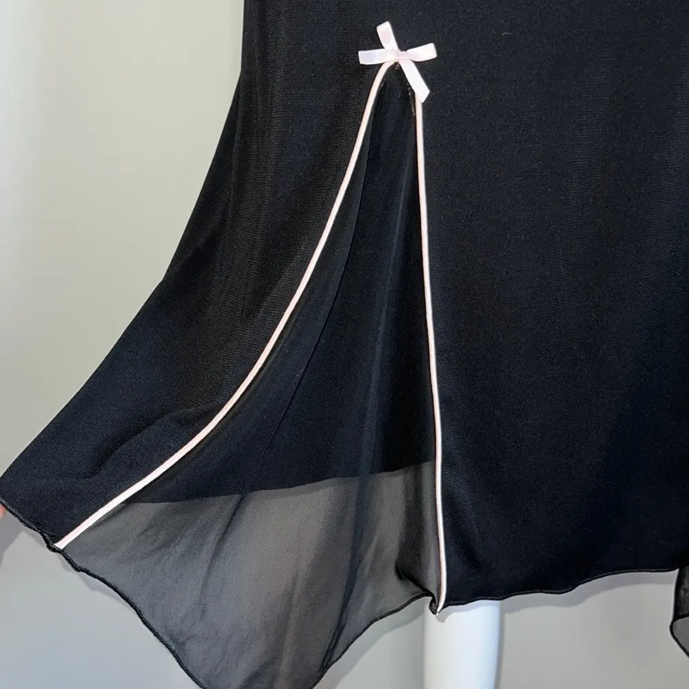 Vintage Y2K Slinky Dress Black - Image 2