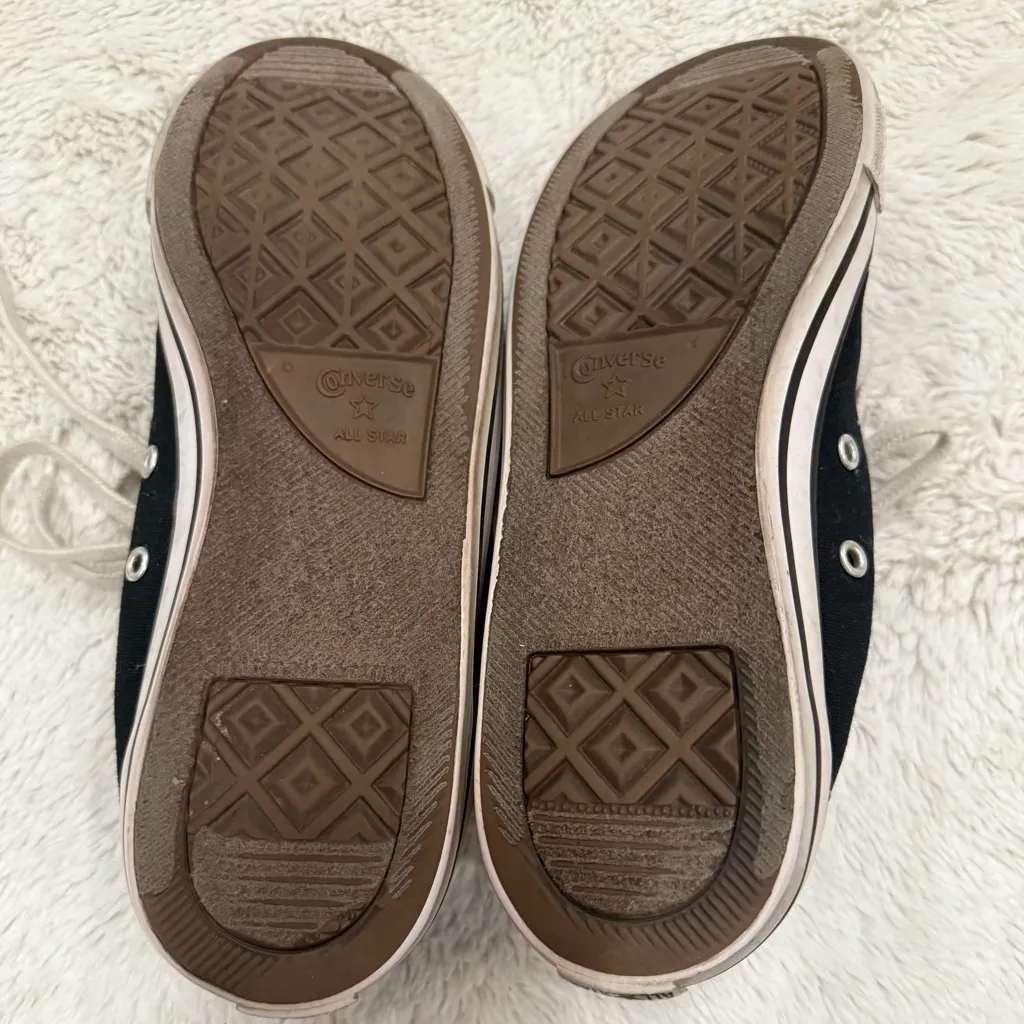 Black Converse All-Star — Women’s Size 10 - Image 4