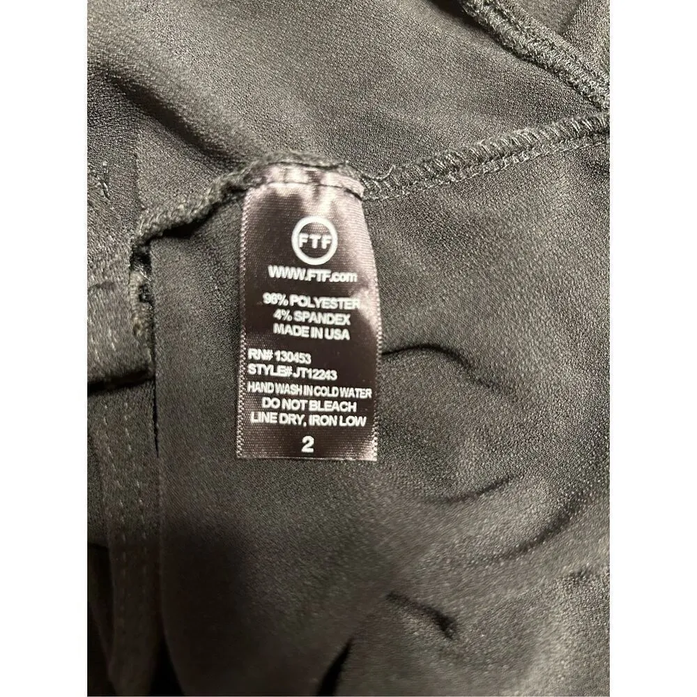 Fashion to Figure Womens Black Long sleeve Sexy Bodysuit Size 2X - Image 4