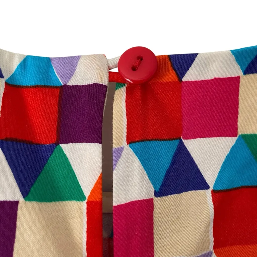 Kate Spade New York Abbey Colorful Geometric Print Dress Silk Blend size 12 - Image 6