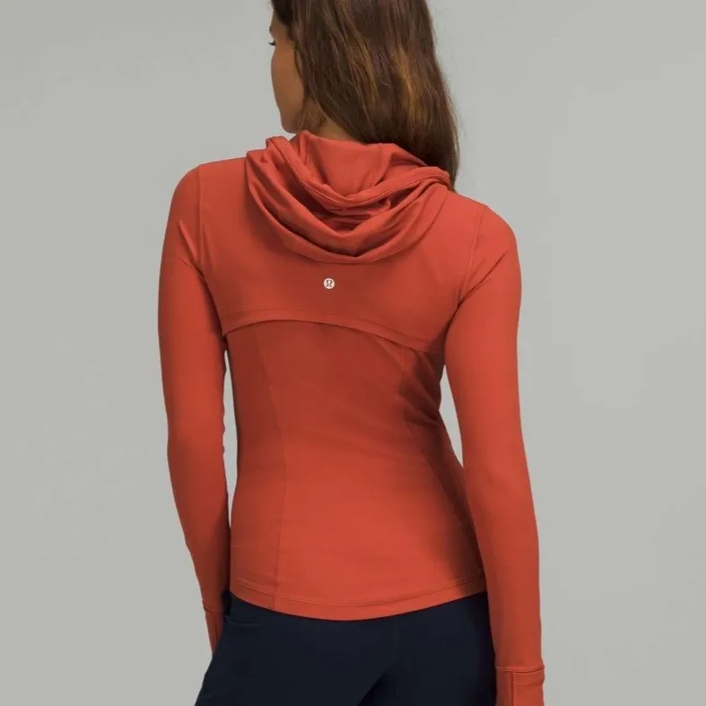 Lululemon Hooded Define Jacket Coat Hoodie Nulu Red Rock Size 8 NWOT - Image 2