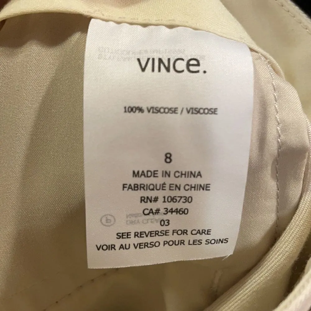 Vince  Cream Viscose Jogger pants - Image 8
