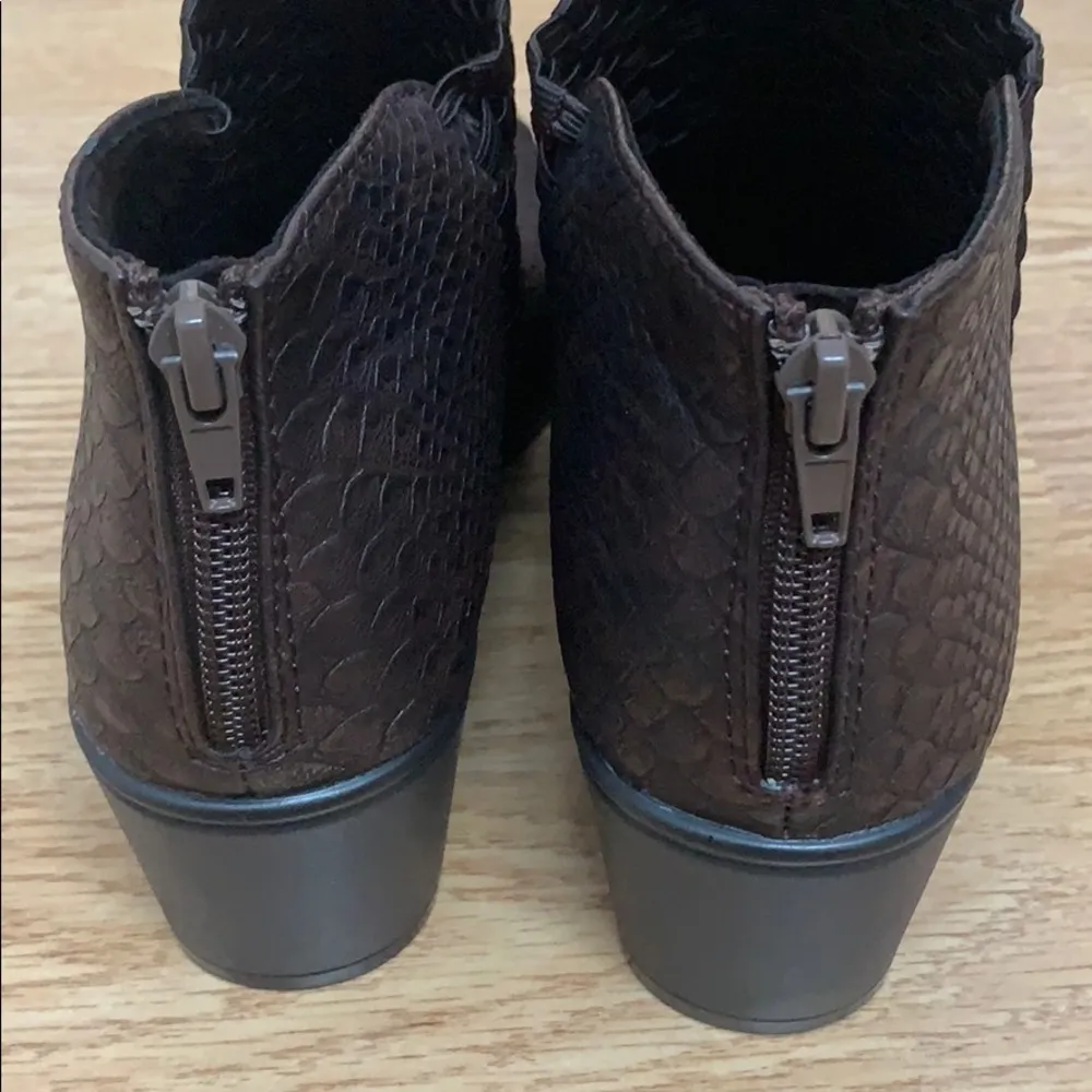 Steve Madden Panga Brown Woven Ankle Bootie 7.5 - Image 6