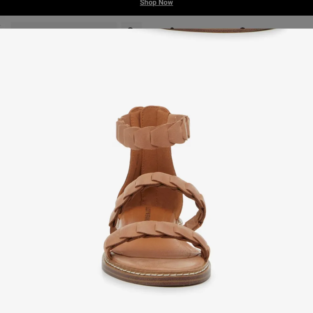 Women’s Lucky Brand Kandiss Sandal in Brown sz 7 NIB - Image 2