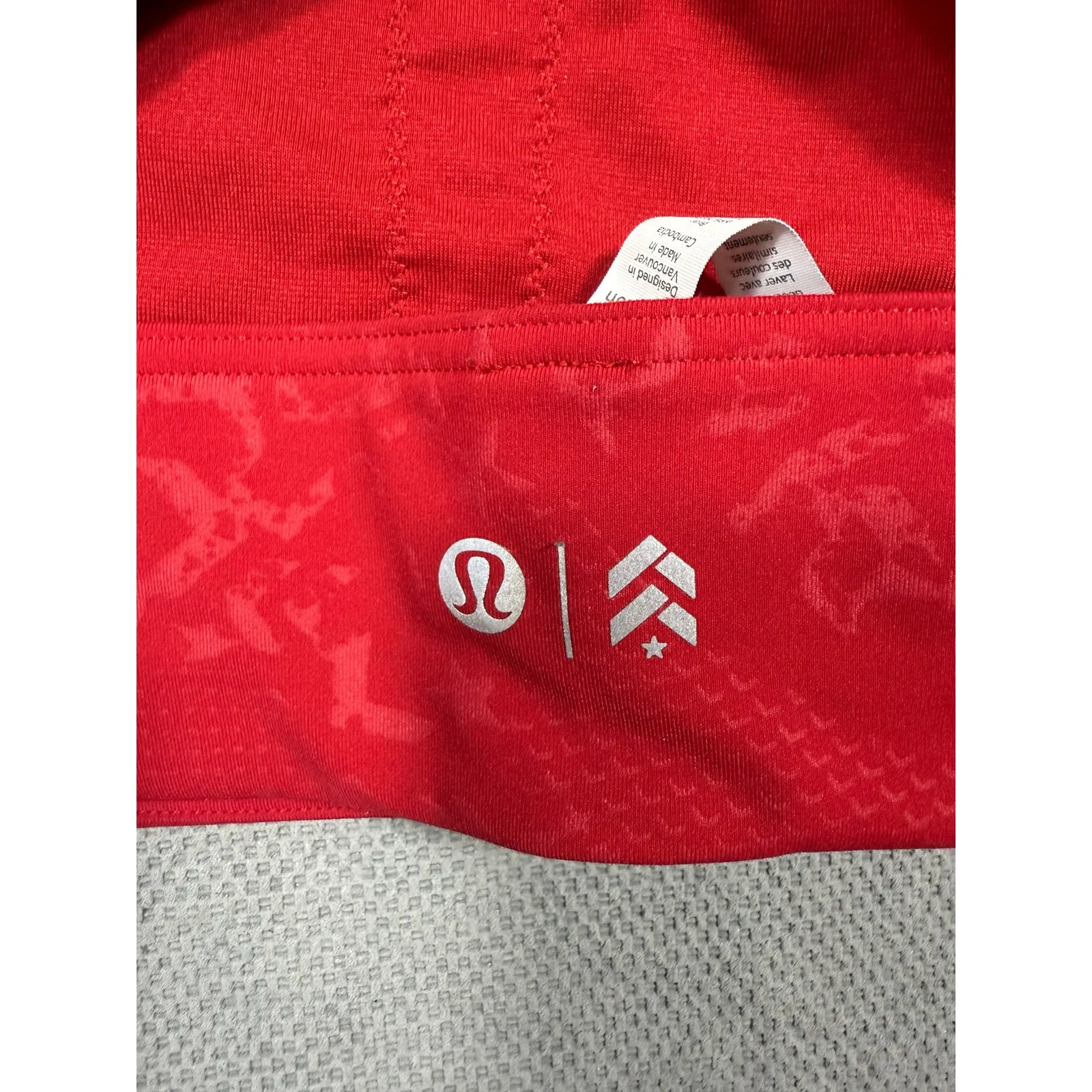 Lululemon x Barry’s Stronger As One Red Sports Bra crop top | Size 12 - Image 6