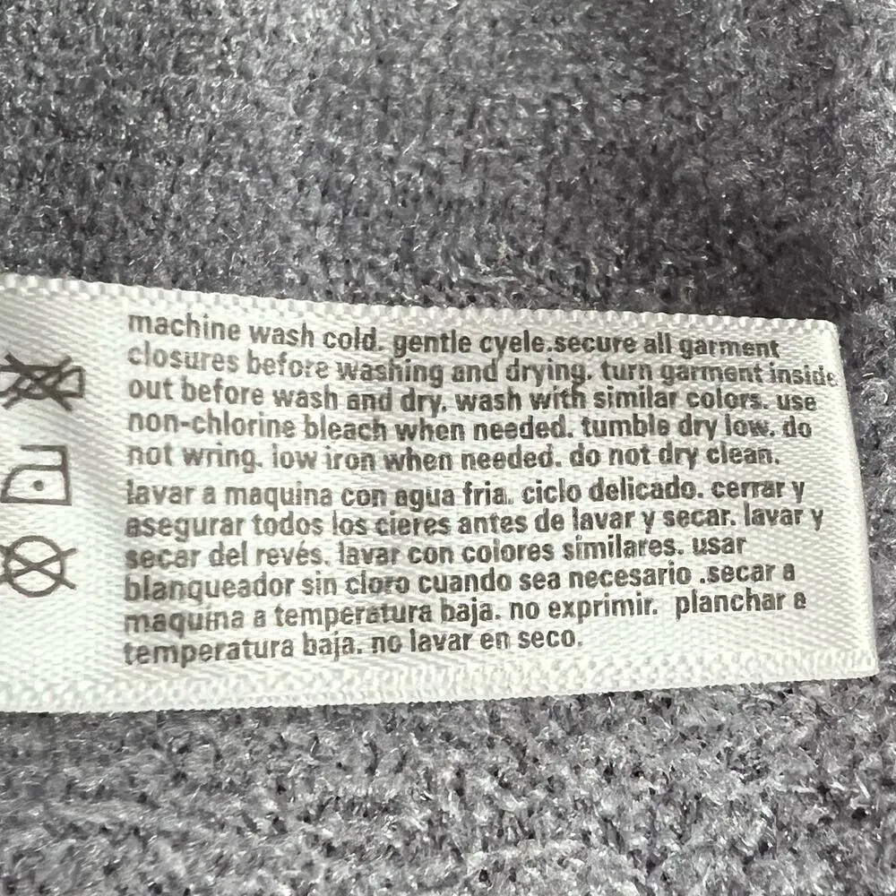 Three Dots Sweater Womens XL Light Purple Pullover Drawstring Waist Soft Cozy - Image 14