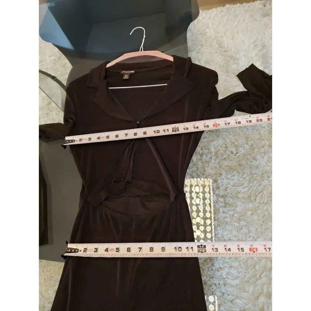 PrettyLittleThing Women's Black Polyester Casual Long Sleeve Jumpsuit Size 2 - Image 8