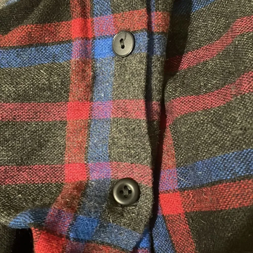 60s plaid midi skirt Black Size XS - Image 5