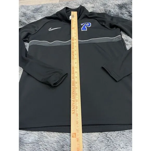 Nike 1/4‎ Zip Pullover Medium Black Casual Dri Fit Outdoors - Image 7