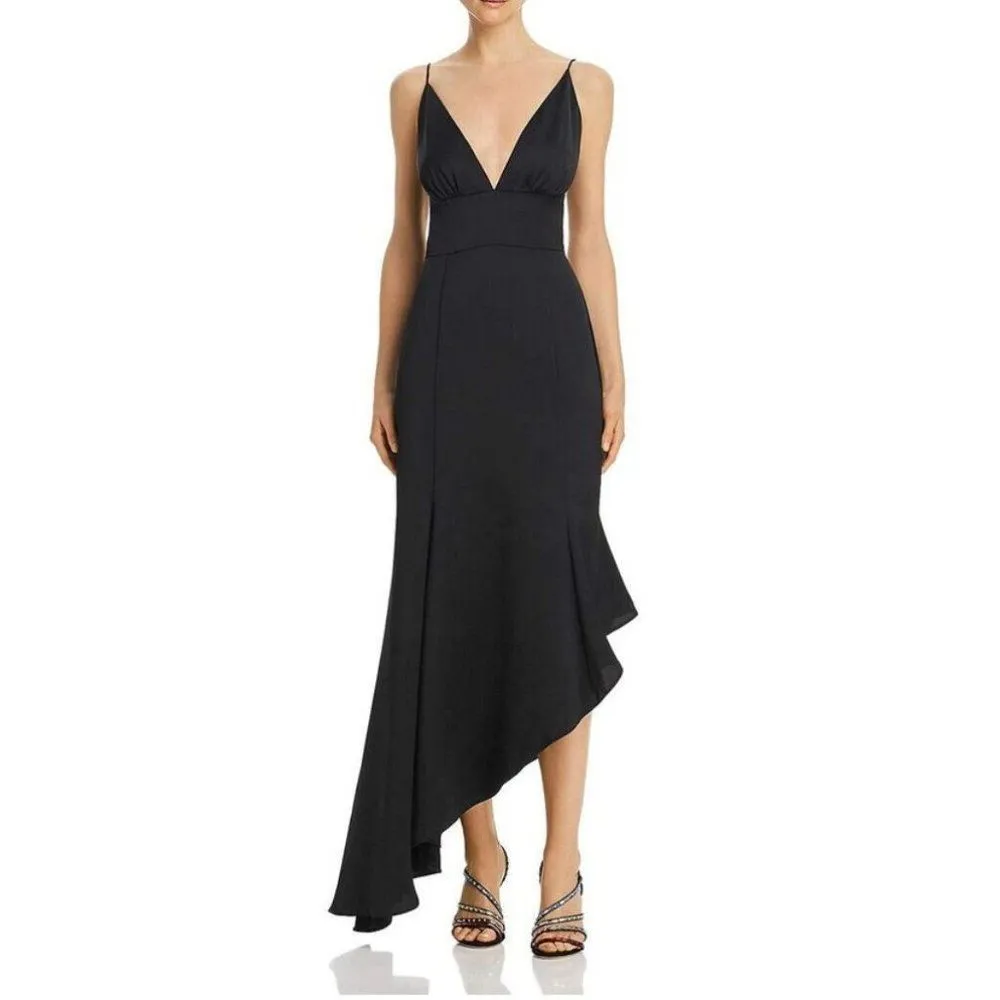 NEW Keepsake the Label Restore Plunge V-Neck Sleeveless Asymmetrical Gown Dress - Image 36