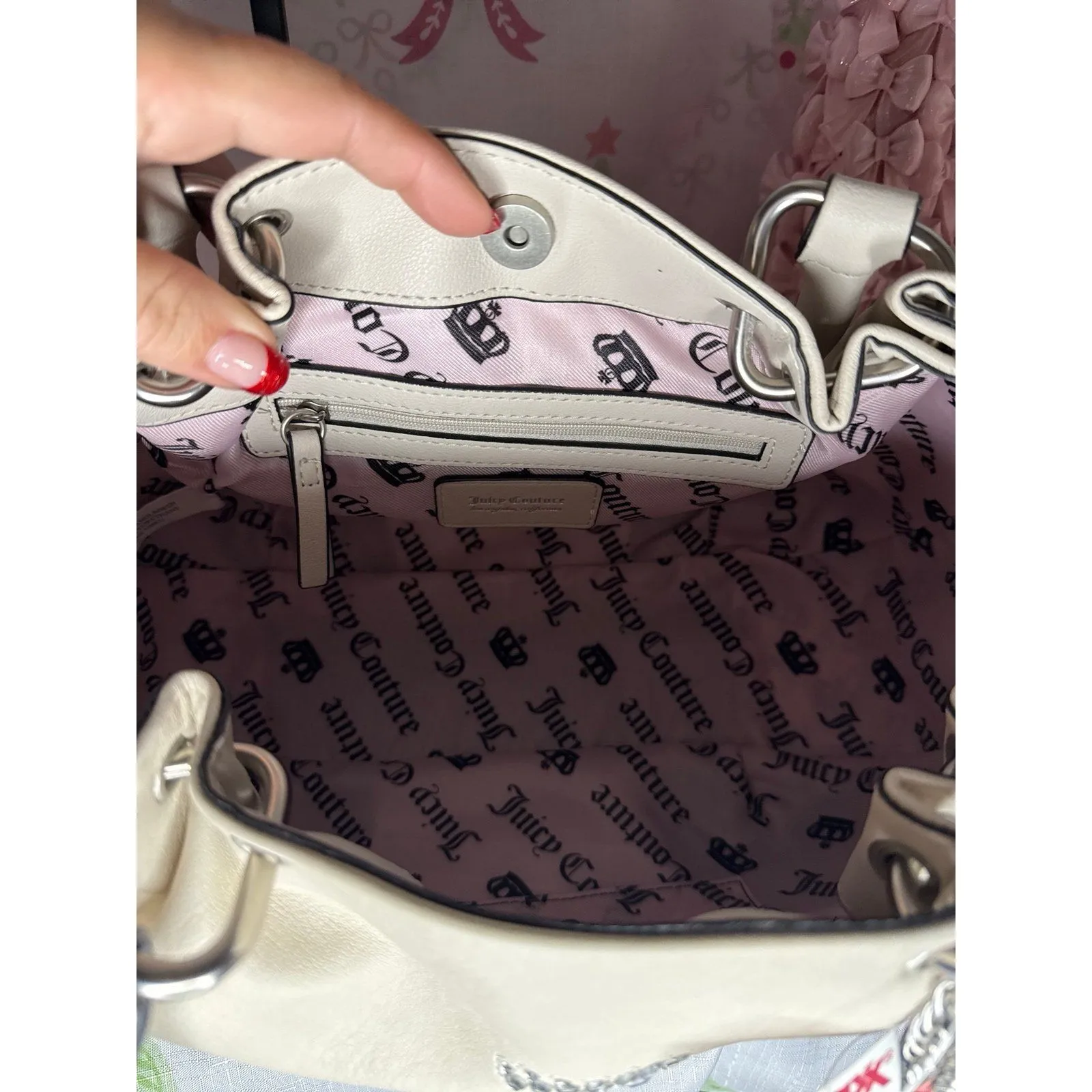 JUICY COUTURE CROWN SATCHEL - Image 8