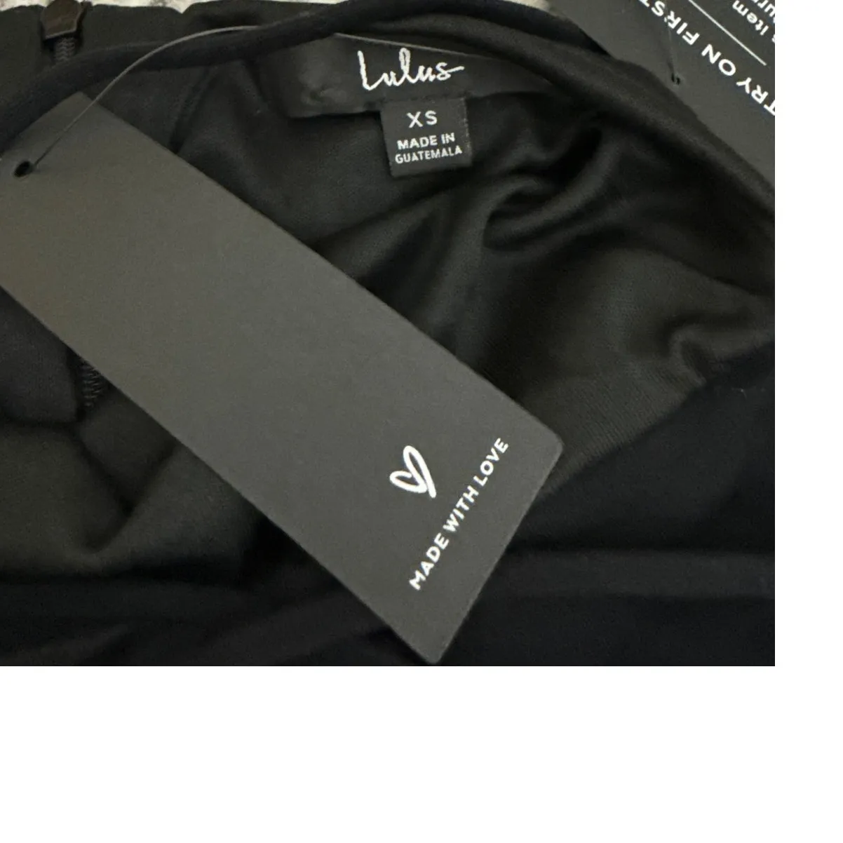 NWT Lulus Believe in Love LBD Black backless Strappy Skater Dress Size XS - Image 7