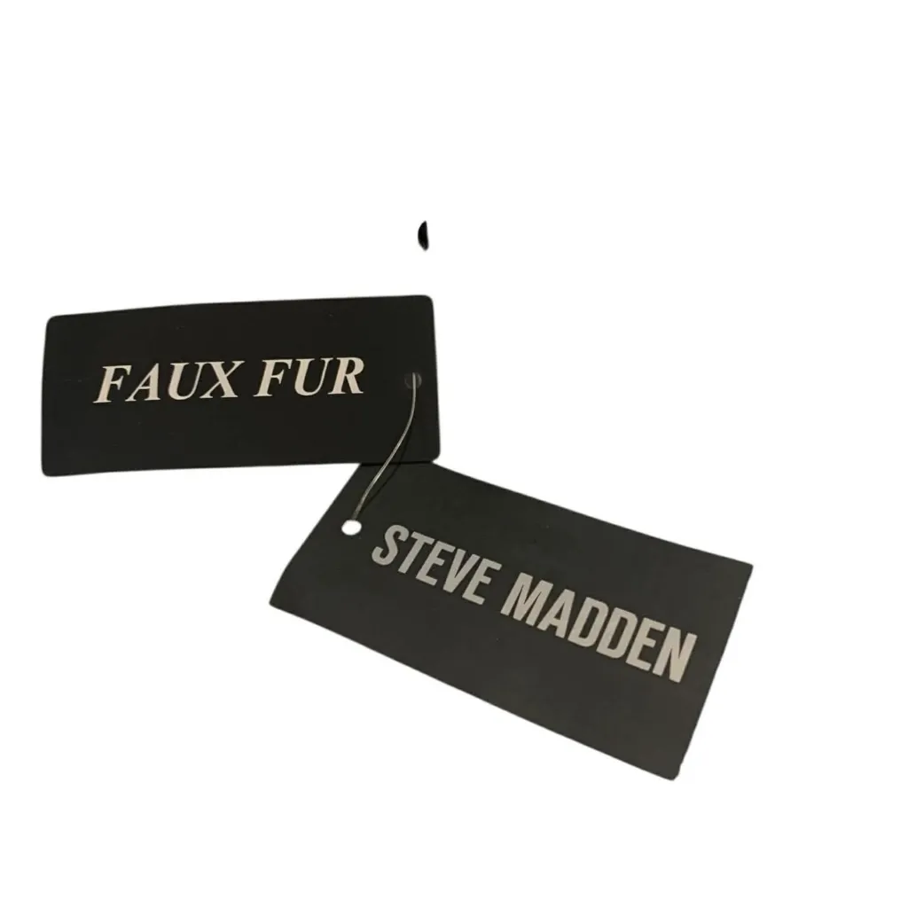 Steve Madden NWT Fleece Lined Pocket Scarf Wrap Snap Close Animal Print OS New - Image 10