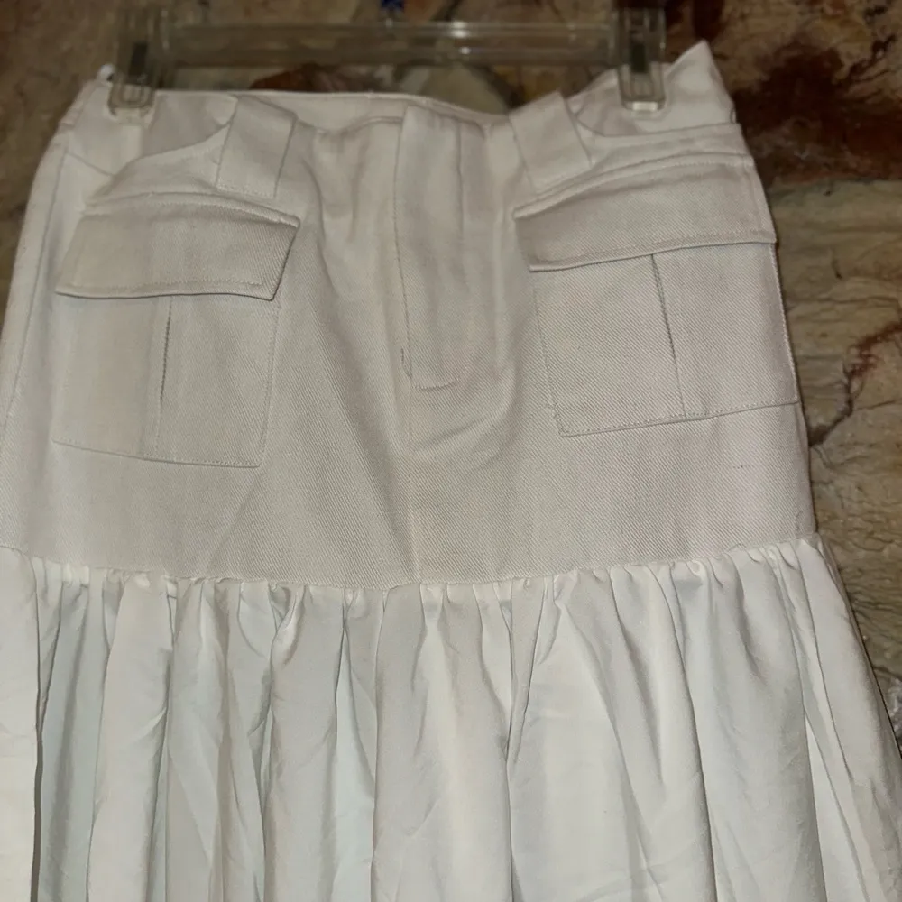 Commense Leisure Pockets Maxi Skirt size small White - Image 5