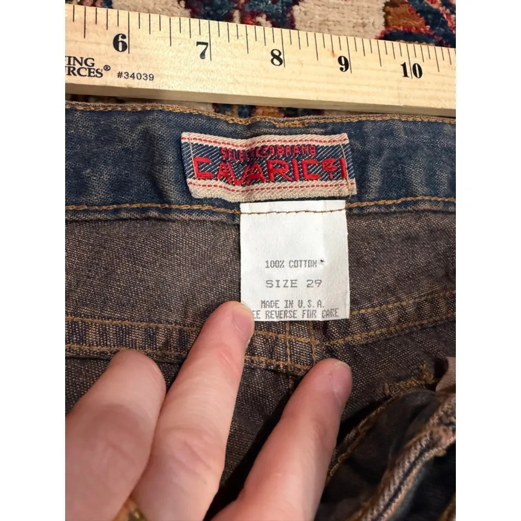 Vintage Z Cavaricci Select Brand Jeans Made in USA Size 29 Straight Leg - Image 5