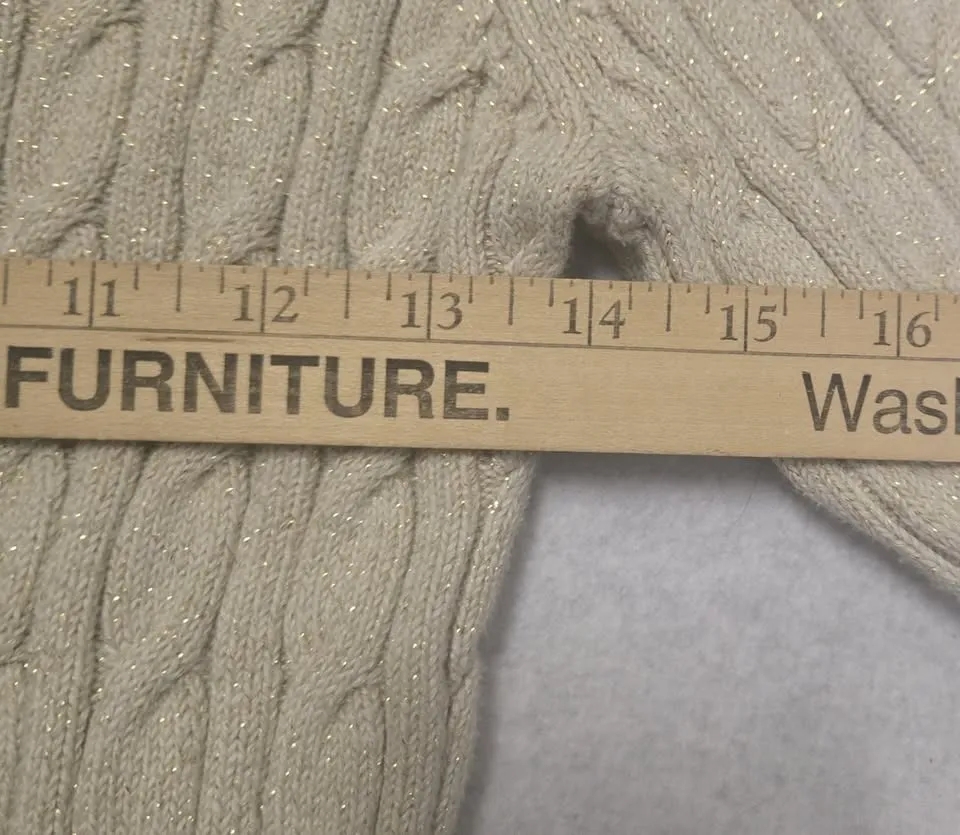 Charter Club Sweater Womens PM Ivory & Gable Knit Top - Image 7